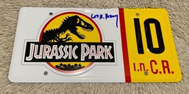 WILLIAM H MACY Signed Auto License Plate JURASSIC PARK - $197.99