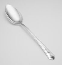 1949 ANTIQUE TEASPOON HOLMES &amp; EDWARDS SPRING GARDEN 6⅛” INLAID SILVER IS - $24.74