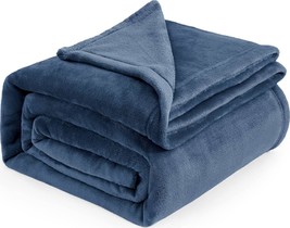 Bedsure Fleece Blanket Queen Blanket Mineral Blue - Bed Soft - £38.60 GBP