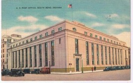 Indiana Postcard South Bend US Post Office - £2.36 GBP