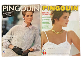 Pingouin Magazines Knitting Patterns 2 Issues No 33 and Spring Special V... - $17.63