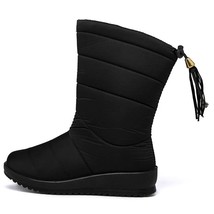 Snow Ankle Boots Women Comfortable Boots For Woman Slip On Tassel Women&#39;s Shoes  - £24.05 GBP