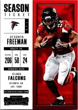 2017 Panini Contenders Devonta Freeman #3 Atlanta Falcons Football Card - £1.40 GBP