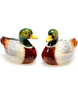 Duck 43849 Lake Life Ceramic 3D Salt &amp; Pepper Set Susan Winget - $433.52 MXN