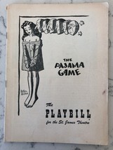 Vintage Playbill The Pajama Game 1955 Saint James Theatre Bob Fosse - $23.50