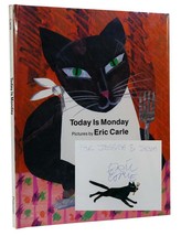 Eric Carle Today Is Monday 1st Edition 1st Printing - £657.37 GBP