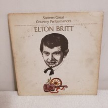 Elton Britt 16 Great Country Performances - ABCS-744 - LP Record Vinyl -... - $6.43