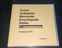 Global Anabaptist Mennonite Encyclpedia Online 2011 DVD - $9.99