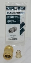 Legend 456 527NL 1 Inch Push Fit Coupling Reusable Use PEX CPVC Copper T... - $23.99