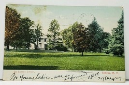 Geneva NY De Lancey School 1907 udb Postcard I6 - £5.46 GBP
