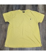 Vintage Polo Ralph Lauren Mens Classic Fit Single Stitch T Shirt Yellow ... - $20.56 CAD