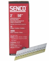 Senco DA21EPBN Finish Nail, 2&#39;&#39; L, 15-Ga, Steel, Bright Basic, 4000-PK - $42.55
