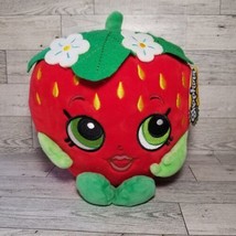 New 8&quot; Shopkins Huggable Plush Coin Bank Strawberry Kiss F.A.B. NY Piggy Bank - £9.36 GBP