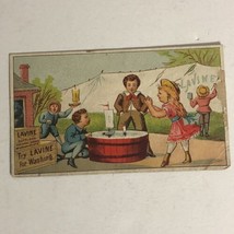 Lavine For Washing Victorian Trade Card Hartford Connecticut VTC 5 - £4.65 GBP
