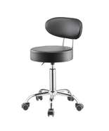 VEVOR Shop Stool with Backrest 300 lbs Pneumatic Garage Seat with Wheels... - $65.79+