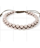 Unisex Rose Quartz Natural Stone Double Layers Bracelet - $275.49 MXN