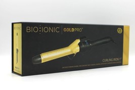 Bio Ionic Gold Pro 24K Gold Ceramic Barrel 1&quot; Curling Iron Brand New - £36.49 GBP