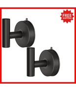 Set of 2 Matte Black Suction Cup Hooks - Heavy Duty Towel Hooks for Bath... - $36.82 CAD