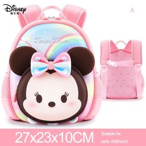 Disney Kindergarten School Bag Girl Backpack Children Baby Cute Cartoon Rainbow  - £60.16 GBP