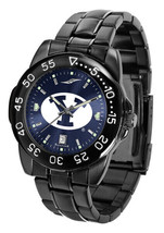 BYU Brigham Young Cougars Men Fantom Anochrome Watch and Wallet - £72.14 GBP