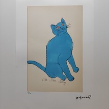 Andy Warhol Signed - CAT - Certificate Leo Castelli (Warhol Cat) - £46.23 GBP