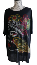 Royal Mohans Bead Sequin Embellishment Woman Birds Flowers Shirt - $59.99