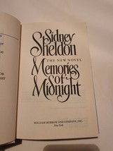 Memories of Midnight by Sidney Sheldon 1st Edition Hardcover 1990 - £9.25 GBP