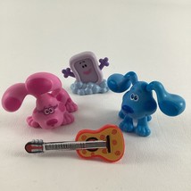 Blue&#39;s Clues Friends Figure Topper 4pc Lot Pup Blue Magenta Slippery Soap Guitar - £11.90 GBP