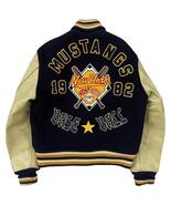 Vintage New York Mustangs Varsity Jacket  1982 Baseball Champs Letterman - $300.00