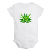 Nature Pattern Aloe Vera Romper For Baby Infant Jumpsuit Newborn Babies Bodysuit - £8.37 GBP