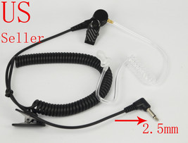 2.5mm Listen-Only Acoustic Headset Earpiece For Icom Vertex Yaesu 2 Way Radio - £12.74 GBP