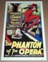 17x11 Phantom of the Opera Universal Studios movie poster print, Lon Cha... - $21.73