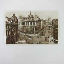 Real Photo Postcard RPPC London Strand &amp; Gaiety Theatre Antique Cars UNPOSTED - £15.66 GBP