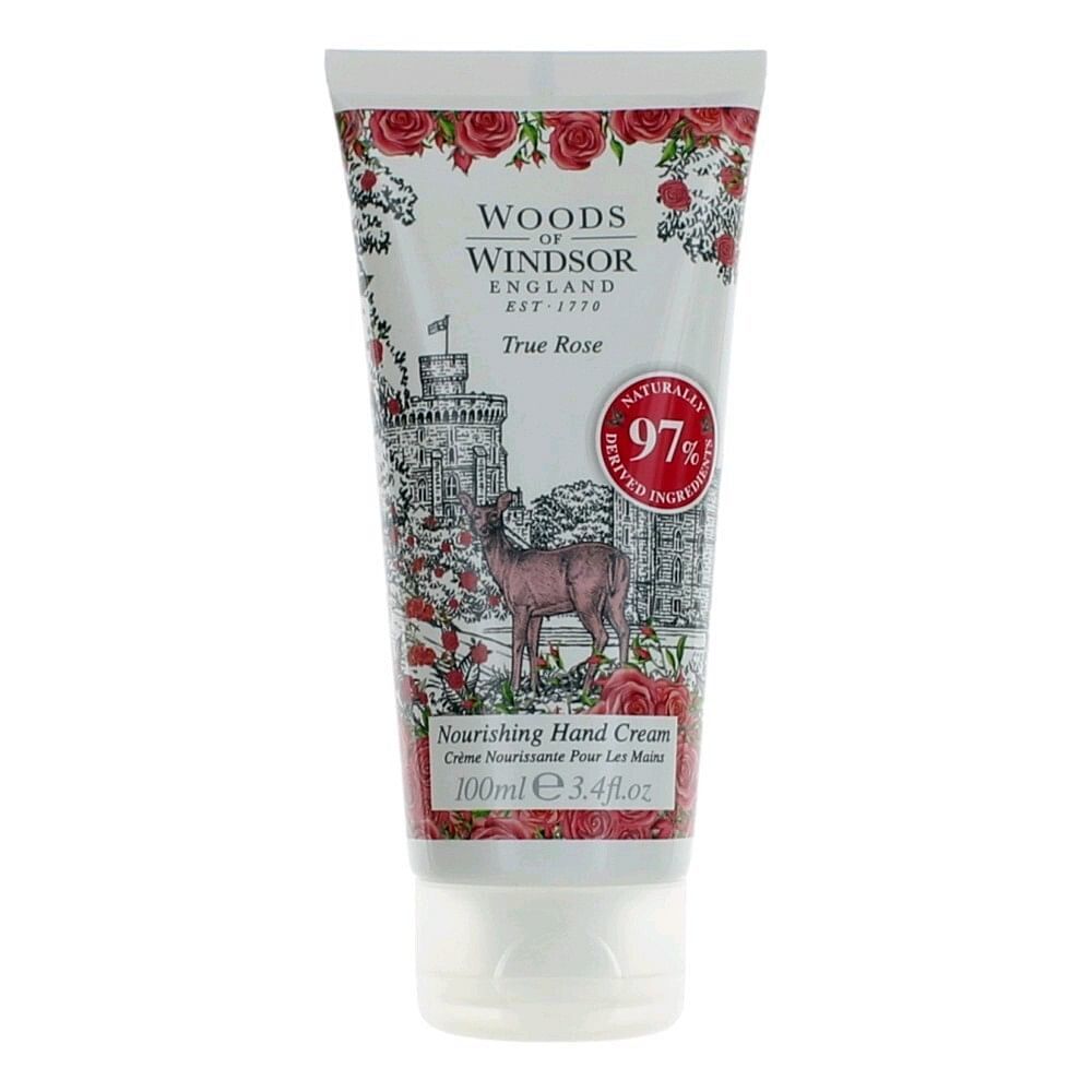 Woods Of Windsor True Rose by Woods Of Windsor, 3.4 oz Nourishing Hand Cream fo - $19.29