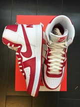Size 7.5-12 FJ4454-100 - Nike Terminator High Shoes White University Red - £71.17 GBP