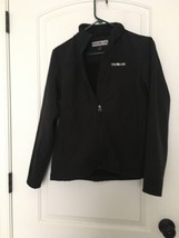 Food Lion Women’s Black Full Zip Jacket Coat Size Medium  - £77.12 GBP