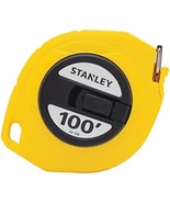 STANLEY Tape Measure, 3/8-Inch Graduations, 100-Foot, Yellow (34-106) - $39.74 CAD