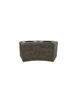 Small Curved Stacked Slate Wall Base - $673.24 CAD