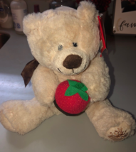 NEW Edible Arrangements Plush Berry Loved Bear Stuffed Animal Strawberry - £4.68 GBP