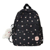 Teen Girls School Backpack Cute Small  Print Nylon Travel Bookbag Women Casual L - £108.23 GBP