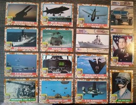Desert Storm Cards - 850+ Stickers!  Norman Schwarzkopf, Stealth F117A, B52 More - £12.54 GBP