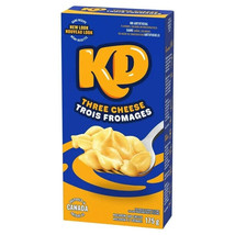 6 Boxes of KD Kraft Dinner Three Cheese Macaroni &amp; Cheese Pastas 175g Each - $32.90