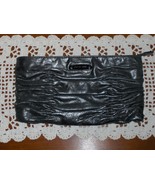 Michael Kors Gray Leather Webster Wristlet Clutch Bag Purse Wallet NO ST... - $49.99