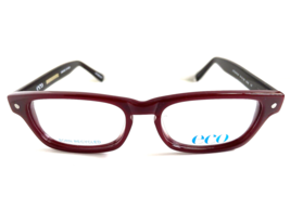  Modo Stockholm 50mm Burgundy Men&#39;s Eyeglasses Frame 50-16-145 Born Recy... - $69.99