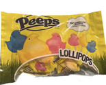 Peeps MARSHMALLOW Flavored Lollipops 12-Pops Suckers Chicks 3.17oz Bag-S... - £6.88 GBP