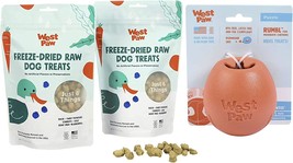 Duck Superfood Freeze-Dried Raw Dog Treats, 100% Grass Fed (2-Pack) &amp; Zo... - £27.70 GBP