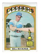 Bill Buckner 1972 Topps #114 Los Angeles Dodgers CREASED - £0.78 GBP