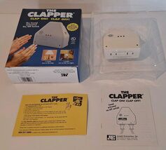  The Clapper Sound Activated On/Off Switch Clap On Clap Off Tested  - $19.95