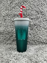 Starbucks Mickey Walt Disney World Parks Christmas Holiday Tumbler W/ Straw - £49.77 GBP