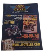 J &amp; P Cycles 2002 Accessories &amp; Parts Catalog for Harley Davidson Motorc... - $14.80